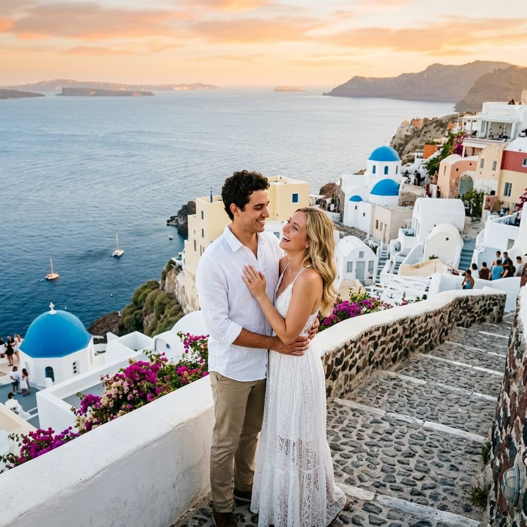 Santorini Cliffs